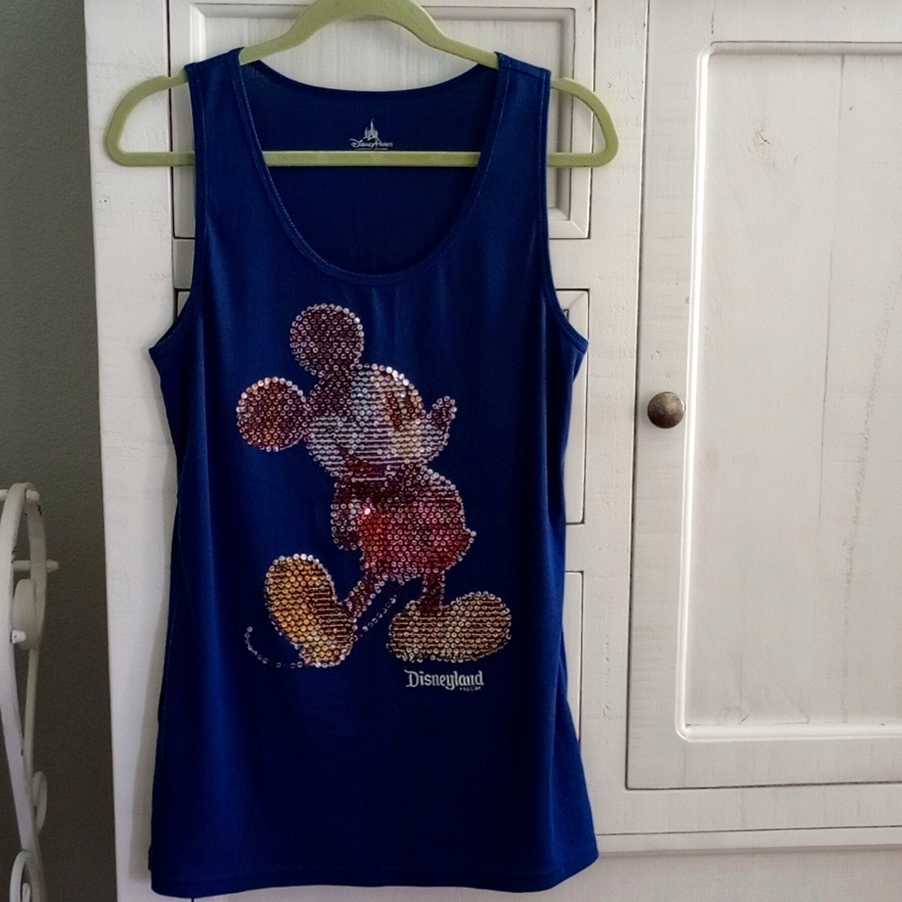 Sequined Mickey Mouse Tank Top